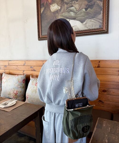 THE MYSTERIOUS HOTEL（ザミステリアスホテル）の「CROPPED BOMBER JK [GREY]（その他アウター・レディース・その他・FREE）」の8枚目の写真