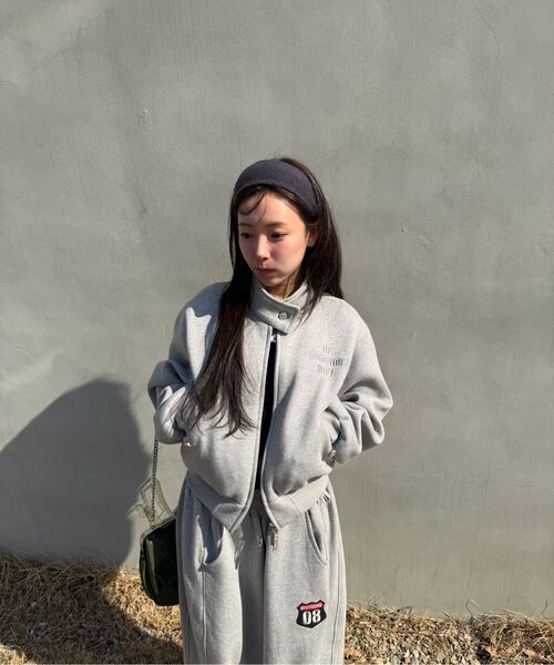 THE MYSTERIOUS HOTEL（ザミステリアスホテル）の「CROPPED BOMBER JK [GREY]（その他アウター・レディース・その他・FREE）」の9枚目の写真