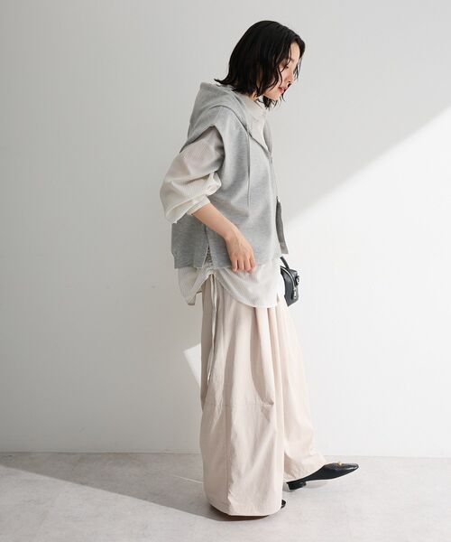 Green Parks(グリーンパークス)の「フード付ベスト(ベスト・レディース・ブラック/杢グレー/ホワイト系その他2・FREE)」の20枚目の写真