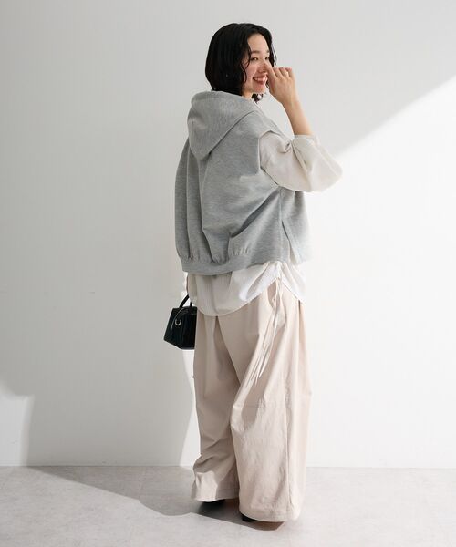 Green Parks(グリーンパークス)の「フード付ベスト(ベスト・レディース・ブラック/杢グレー/ホワイト系その他2・FREE)」の21枚目の写真