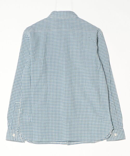 POLO RALPH LAUREN（ポロ ラルフ ローレン）の「クラシック フィット インディゴ ギンガム ワークシャツ（シャツ/ブラウス・メンズ・ナチュラル・S/M/L/XS）」の4枚目の写真