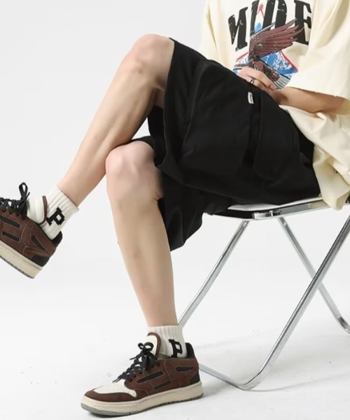 link lot(リンクロット)の「マルチポケット ワイドカーゴシハーフパンツ(カーゴパンツ・メンズ・ベージュ/グレー/ブラック・L/M)」の15枚目の写真