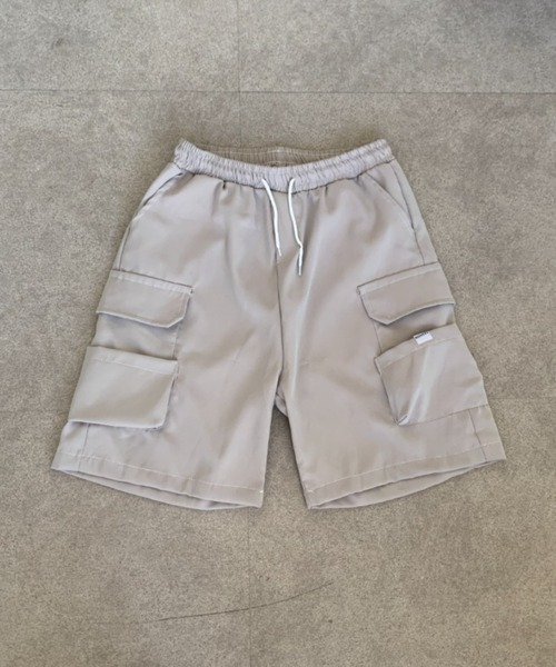 link lot(リンクロット)の「マルチポケット ワイドカーゴシハーフパンツ(カーゴパンツ・メンズ・ベージュ/グレー/ブラック・L/M)」の16枚目の写真