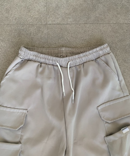link lot(リンクロット)の「マルチポケット ワイドカーゴシハーフパンツ(カーゴパンツ・メンズ・ベージュ/グレー/ブラック・L/M)」の18枚目の写真