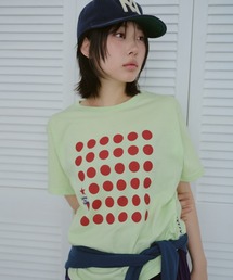 小さなお花畑のワッフルTEE、芽心（Tシャツ/カットソー）｜common gull
