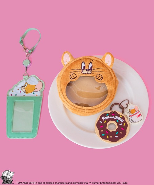 Tom&Jerry(トムアンドジェリー)の「【公式】TOM and JERRY ぎゅっとポーチ(ポーチ・レディース・グレー/ライトグレー/ブラウン・FREE)」の6枚目の写真