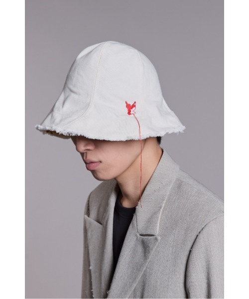 MASU（エムエーエスユー）の「ESCARGOT HAT（ハット・メンズ・ホワイト系その他/ブラック・ONE SIZE）」の4枚目の写真