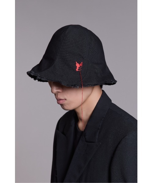 MASU（エムエーエスユー）の「ESCARGOT HAT（ハット・メンズ・ホワイト系その他/ブラック・ONE SIZE）」の5枚目の写真