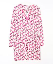 ブランド古着】花柄7分袖ワンピース（ワンピース）｜DIANE von