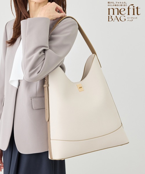 ROPE' PICNIC(ロペピクニック)の「me fit BAG フィットワンショルダーバッグ/A4対応・軽量(ショルダーバッグ・レディース・ホワイト系その他5/ブラック・FREE)」の18枚目の写真