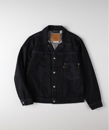 Levi's(���[�o�C�X)�́yLevi's�z�u���b�N TYPE I �g���b�J�[ �W���P�b�g (�����g�[���R�[�f / �X�^�C���b�V���A�E�^�[ / �o�N�ω�)(�f�j���W���P�b�g)
