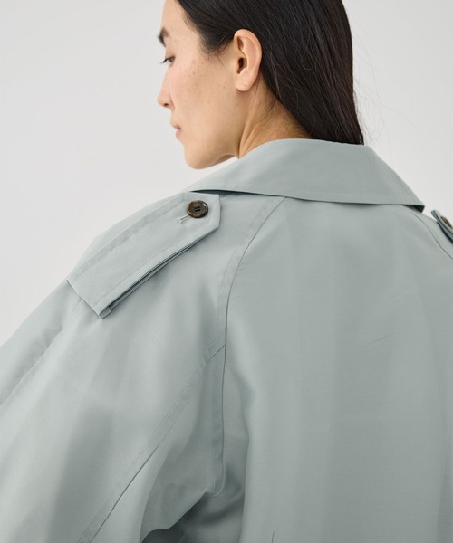 CLANE/クラネ】SHEER SHORT TRENCH JACKET/シアーショートトレンチ