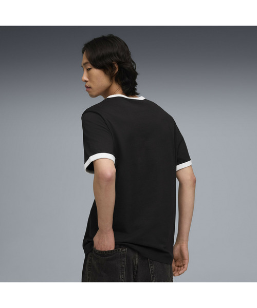 PUMA（プーマ）の「PUMA プーマ ユニセックス フューチャー プーマ アーカイブ リンガー 半袖 T（Tシャツ/カットソー・メンズ・エメラルド/ブラック/ネイビー・X-LARGE/SMALL/XX-LARGE/MEDIUM/LARGE）」の6枚目の写真