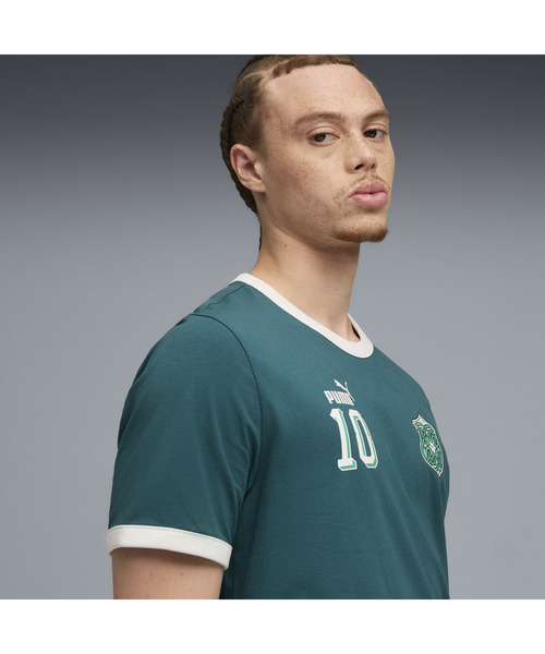 PUMA（プーマ）の「PUMA プーマ ユニセックス フューチャー プーマ アーカイブ リンガー 半袖 T（Tシャツ/カットソー・メンズ・エメラルド/ブラック/ネイビー・X-LARGE/SMALL/XX-LARGE/MEDIUM/LARGE）」の10枚目の写真