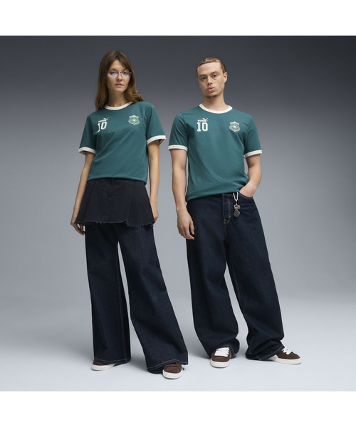 PUMA（プーマ）の「PUMA プーマ ユニセックス フューチャー プーマ アーカイブ リンガー 半袖 T（Tシャツ/カットソー・メンズ・エメラルド/ブラック/ネイビー・X-LARGE/SMALL/XX-LARGE/MEDIUM/LARGE）」の11枚目の写真