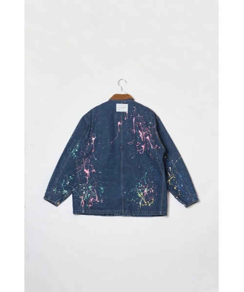 DISCOVERED（ディスカバード）の「DISCOVERED DENIM PAINT BLOUSON（ブルゾン・メンズ・インディゴブルー/ブラック・3/1）」の5枚目の写真