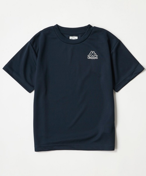 Kappa(カッパ)の「【Kappa/カッパ】キッズワンポイントドライ半袖Tシャツ 部活 ダンス 通学(Tシャツ/カットソー・キッズ・ネイビー/ライム/レッド/ホワイト/ブラック/ブルー・130/140/150/160)」の4枚目の写真