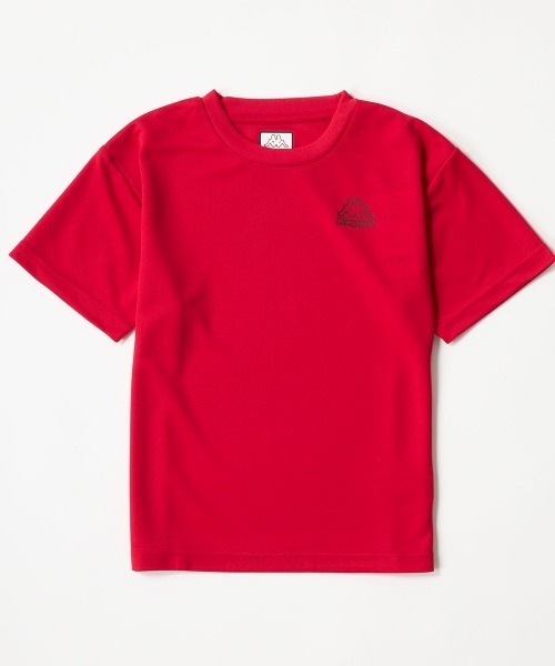 Kappa(カッパ)の「【Kappa/カッパ】キッズワンポイントドライ半袖Tシャツ 部活 ダンス 通学(Tシャツ/カットソー・キッズ・ネイビー/ライム/レッド/ホワイト/ブラック/ブルー・130/140/150/160)」の6枚目の写真