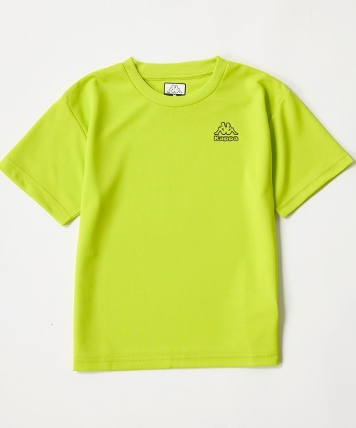 Kappa(カッパ)の「【Kappa/カッパ】キッズワンポイントドライ半袖Tシャツ 部活 ダンス 通学(Tシャツ/カットソー・キッズ・ネイビー/ライム/レッド/ホワイト/ブラック/ブルー・130/140/150/160)」の3枚目の写真