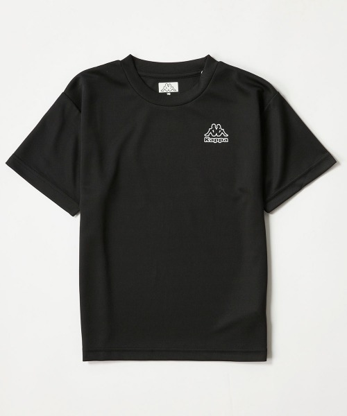 Kappa(カッパ)の「【Kappa/カッパ】キッズワンポイントドライ半袖Tシャツ 部活 ダンス 通学(Tシャツ/カットソー・キッズ・ネイビー/ライム/レッド/ホワイト/ブラック/ブルー・130/140/150/160)」の1枚目の写真
