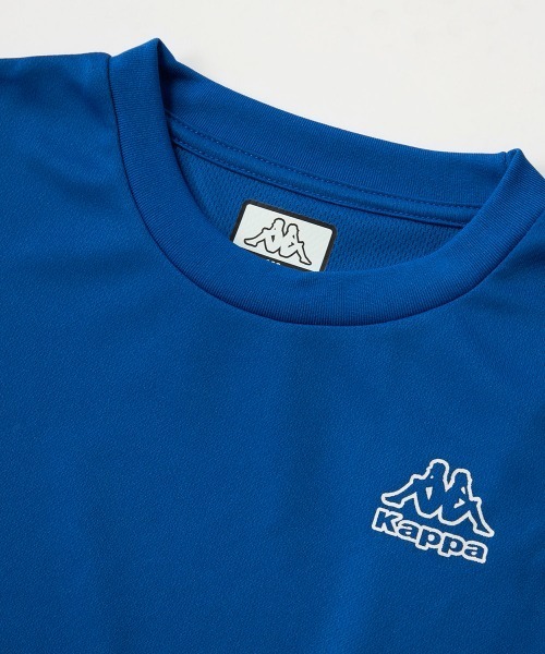 Kappa(カッパ)の「【Kappa/カッパ】キッズワンポイントドライ半袖Tシャツ 部活 ダンス 通学(Tシャツ/カットソー・キッズ・ネイビー/ライム/レッド/ホワイト/ブラック/ブルー・130/140/150/160)」の8枚目の写真