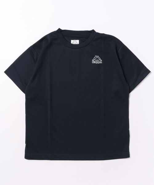 Kappa(カッパ)の「【Kappa/カッパ】キッズワンポイントドライ半袖Tシャツ 部活 ダンス 通学(Tシャツ/カットソー・キッズ・ネイビー/ライム/レッド/ホワイト/ブラック/ブルー・130/140/150/160)」の21枚目の写真