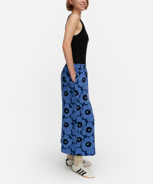 marimekko（マリメッコ）の「Kuvio Unikko / Trousers（その他パンツ・レディース・ネイビー・MEDIUM/X-SMALL/SMALL/LARGE）」の2枚目の写真