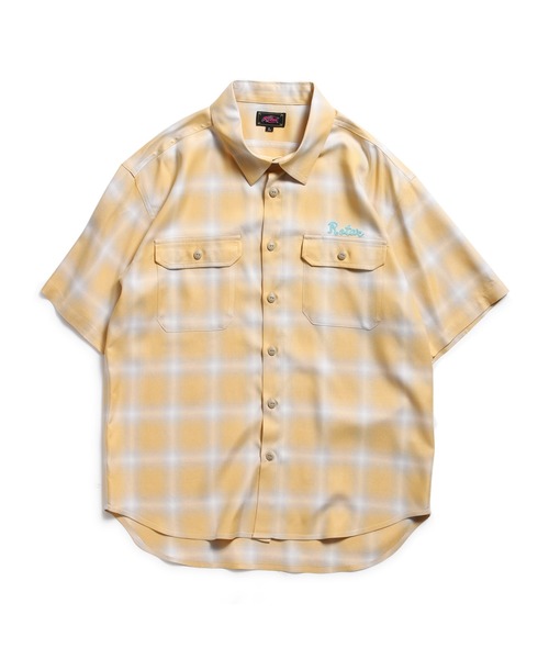 ROTAR(ローター)の「Rayon Ombre Work Shirt(シャツ/ブラウス・メンズ・サックスブルー/イエロー/オフホワイト・MEDIUM/LARGE/X-LARGE)」の9枚目の写真