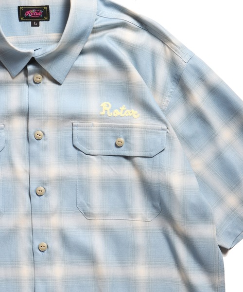 ROTAR(ローター)の「Rayon Ombre Work Shirt(シャツ/ブラウス・メンズ・サックスブルー/イエロー/オフホワイト・MEDIUM/LARGE/X-LARGE)」の11枚目の写真