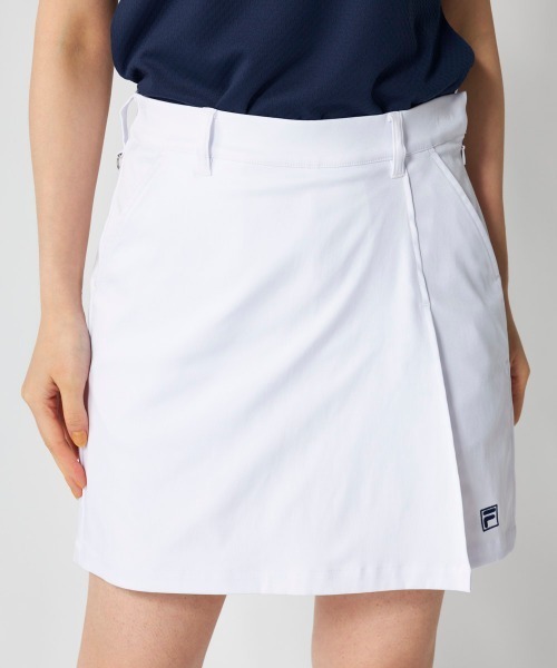 FILA GOLF(フィラゴルフ )の「【FILA GOLF:フィラゴルフ】レディースキュロットショートパンツ ゴルフ(その他パンツ・レディース・ベージュ/ネイビー/ホワイト・X-LARGE/LARGE/MEDIUM)」の2枚目の写真