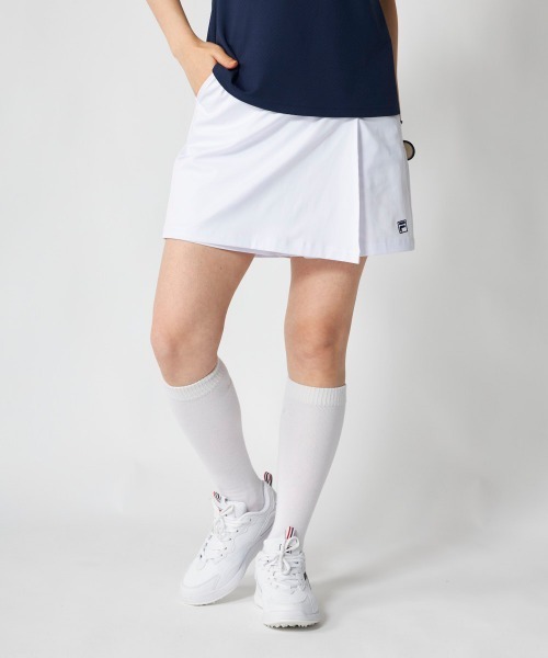 FILA GOLF(フィラゴルフ )の「【FILA GOLF:フィラゴルフ】レディースキュロットショートパンツ ゴルフ(その他パンツ・レディース・ベージュ/ネイビー/ホワイト・X-LARGE/LARGE/MEDIUM)」の5枚目の写真