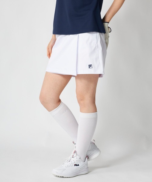 FILA GOLF(フィラゴルフ )の「【FILA GOLF:フィラゴルフ】レディースキュロットショートパンツ ゴルフ(その他パンツ・レディース・ベージュ/ネイビー/ホワイト・X-LARGE/LARGE/MEDIUM)」の6枚目の写真