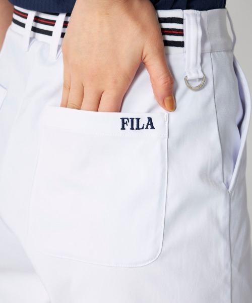 FILA GOLF(フィラゴルフ )の「【FILA GOLF:フィラゴルフ】レディースキュロットショートパンツ ゴルフ(その他パンツ・レディース・ベージュ/ネイビー/ホワイト・X-LARGE/LARGE/MEDIUM)」の11枚目の写真