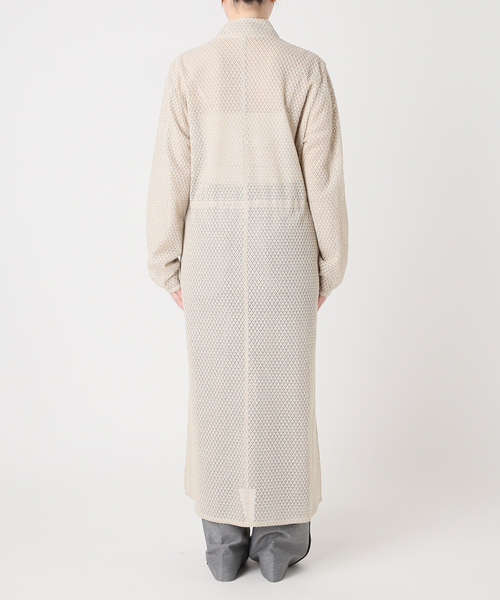 JOURNAL STANDARD（ジャーナルスタンダード）の「別注【MIKA KASAI】 Lace one-piece（ワンピース・レディース・ベージュ/ネイビー・FREE）」の8枚目の写真