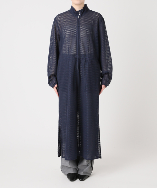 JOURNAL STANDARD（ジャーナルスタンダード）の「別注【MIKA KASAI】 Lace one-piece（ワンピース・レディース・ベージュ/ネイビー・FREE）」の21枚目の写真