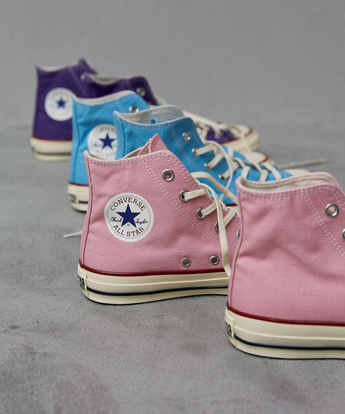CONVERSE(コンバース)の「CONVERSE/コンバース ALL STAR AGED TC HI 限定展開(スニーカー・レディース・ピンク/ターコイズブルー/パープル・24.0cm/23.0cm/25.0cm)」の5枚目の写真