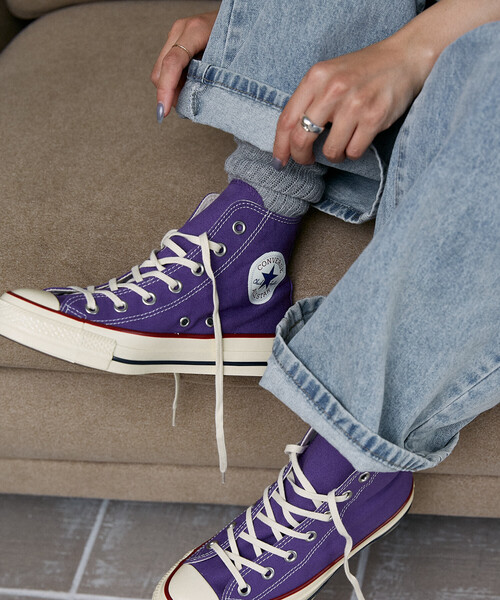 CONVERSE(コンバース)の「CONVERSE/コンバース ALL STAR AGED TC HI 限定展開(スニーカー・レディース・ピンク/ターコイズブルー/パープル・24.0cm/23.0cm/25.0cm)」の7枚目の写真