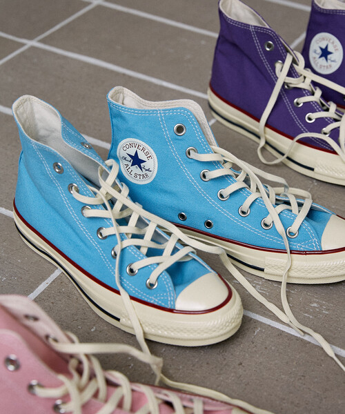 CONVERSE(コンバース)の「CONVERSE/コンバース ALL STAR AGED TC HI 限定展開(スニーカー・レディース・ピンク/ターコイズブルー/パープル・24.0cm/23.0cm/25.0cm)」の8枚目の写真