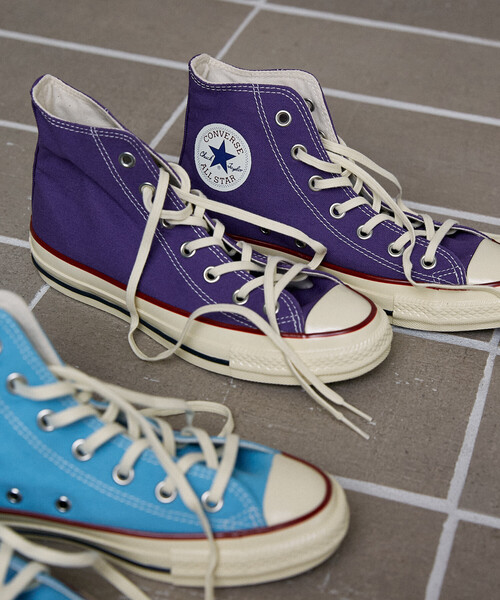 CONVERSE(コンバース)の「CONVERSE/コンバース ALL STAR AGED TC HI 限定展開(スニーカー・レディース・ピンク/ターコイズブルー/パープル・24.0cm/23.0cm/25.0cm)」の9枚目の写真