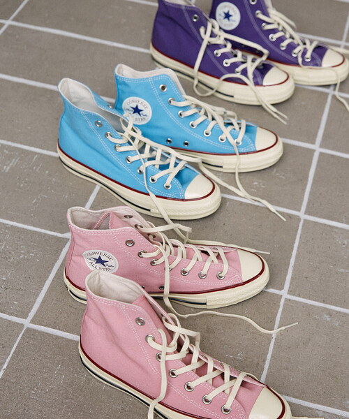 CONVERSE(コンバース)の「CONVERSE/コンバース ALL STAR AGED TC HI 限定展開(スニーカー・レディース・ピンク/ターコイズブルー/パープル・24.0cm/23.0cm/25.0cm)」の10枚目の写真