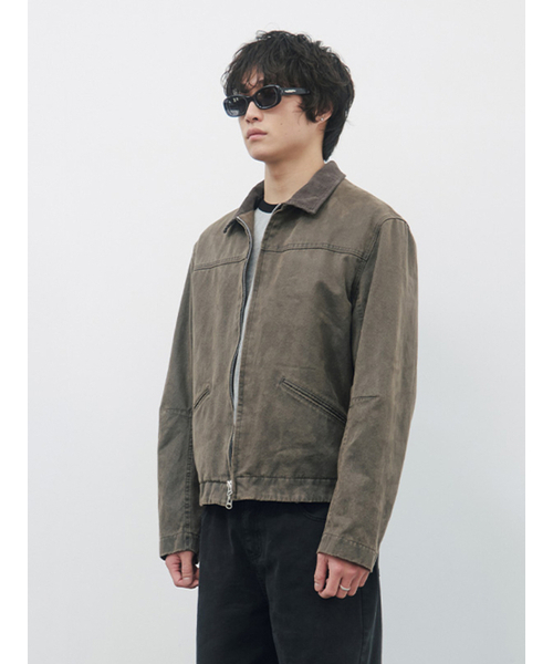 KIJUN MEN(キジュンメンズ)の「Washed Leather Work Jacket Khaki Brown(ライダースジャケット・メンズ・その他・MEDIUM/LARGE)」の11枚目の写真