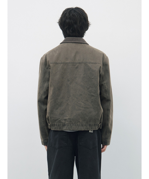 KIJUN MEN(キジュンメンズ)の「Washed Leather Work Jacket Khaki Brown(ライダースジャケット・メンズ・その他・MEDIUM/LARGE)」の10枚目の写真