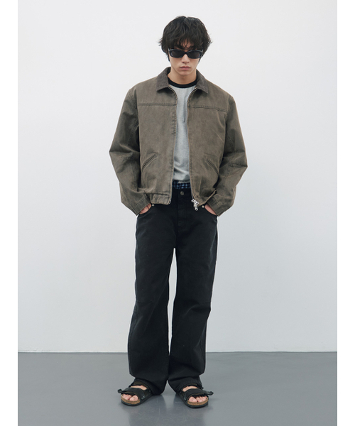 KIJUN MEN(キジュンメンズ)の「Washed Leather Work Jacket Khaki Brown(ライダースジャケット・メンズ・その他・MEDIUM/LARGE)」の9枚目の写真