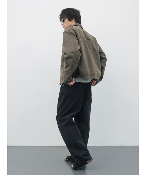KIJUN MEN(キジュンメンズ)の「Washed Leather Work Jacket Khaki Brown(ライダースジャケット・メンズ・その他・MEDIUM/LARGE)」の8枚目の写真