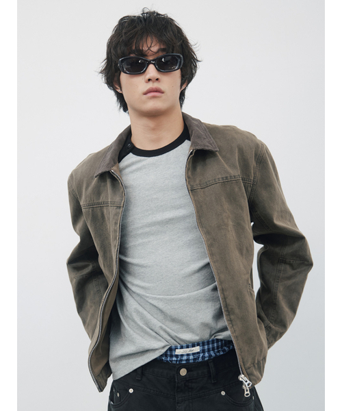 KIJUN MEN(キジュンメンズ)の「Washed Leather Work Jacket Khaki Brown(ライダースジャケット・メンズ・その他・MEDIUM/LARGE)」の7枚目の写真