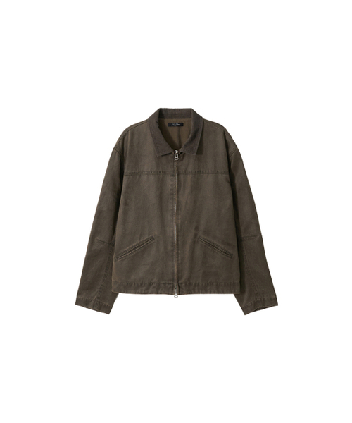 KIJUN MEN(キジュンメンズ)の「Washed Leather Work Jacket Khaki Brown(ライダースジャケット・メンズ・その他・MEDIUM/LARGE)」の4枚目の写真