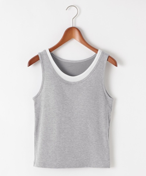 niko and...（ニコアンド）の「クールキープカップ付きタンクトップ（タンクトップ・レディース・オフホワイト/グレー/ブラック・MEDIUM/LARGE）」の10枚目の写真