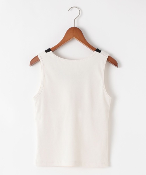 niko and...（ニコアンド）の「クールキープカップ付きタンクトップ（タンクトップ・レディース・オフホワイト/グレー/ブラック・MEDIUM/LARGE）」の12枚目の写真