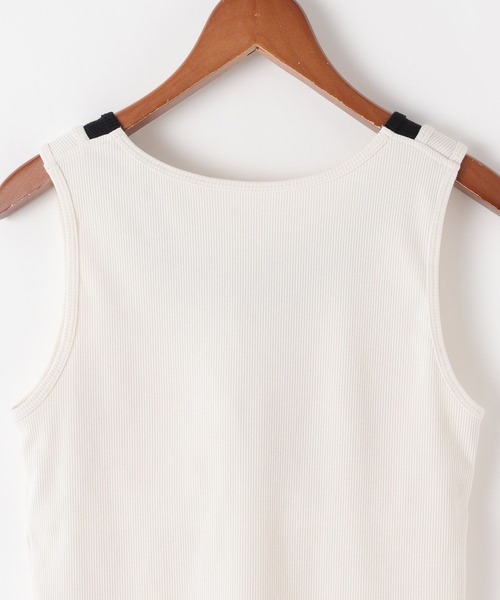 niko and...（ニコアンド）の「クールキープカップ付きタンクトップ（タンクトップ・レディース・オフホワイト/グレー/ブラック・MEDIUM/LARGE）」の15枚目の写真