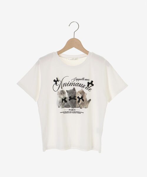 MAJESTIC LEGON(マジェスティックレゴン)の「Fluffy friendsTシャツ(Tシャツ/カットソー・レディース・B/C/A・MEDIUM)」の11枚目の写真